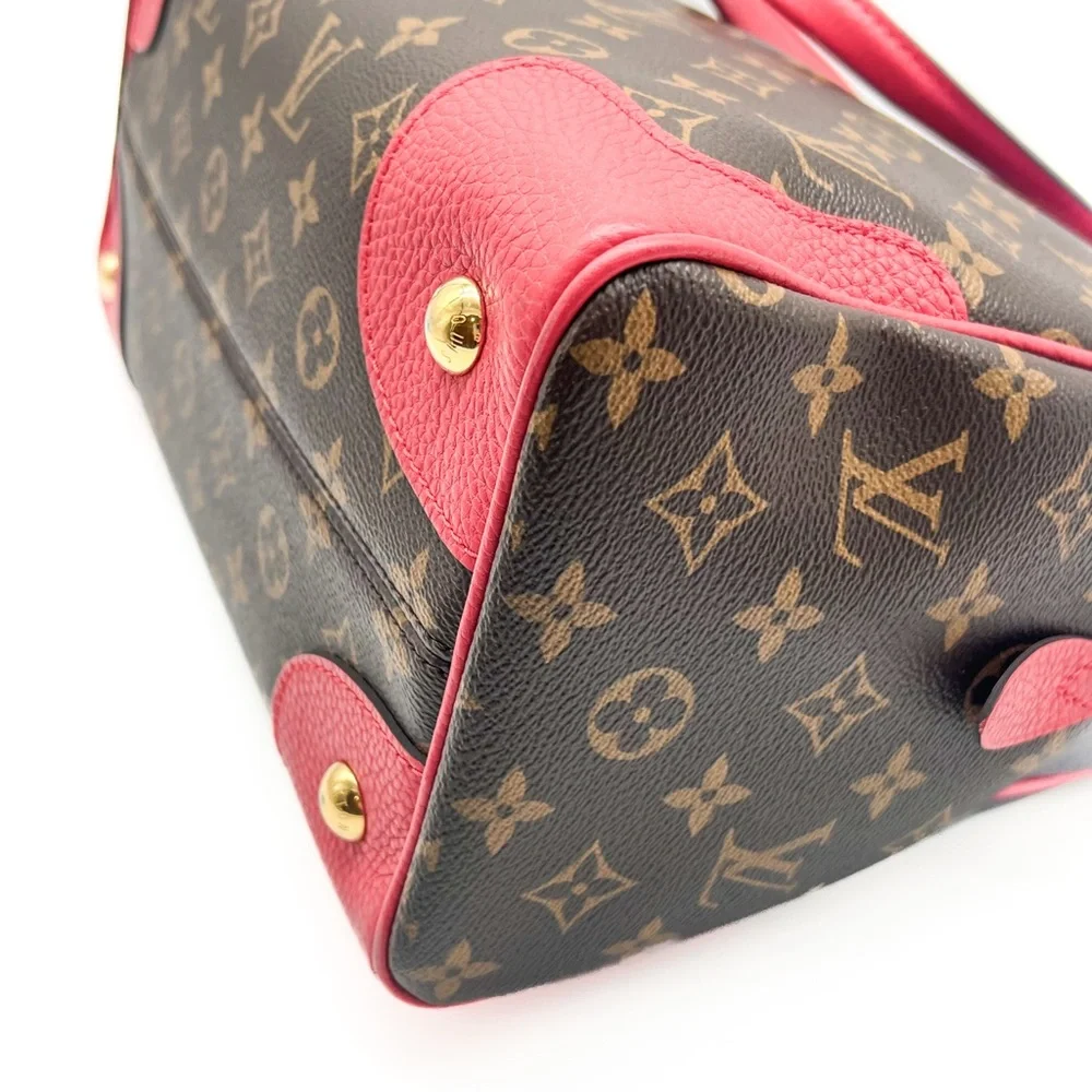 Louis Vuitton Monogram Retiro NM Coquelicot Tote Handbag - Picture 12 of 17